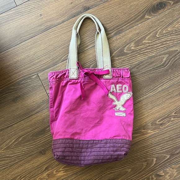 American Eagle Tote Bag - Fuchsia - Picture 6 of 12